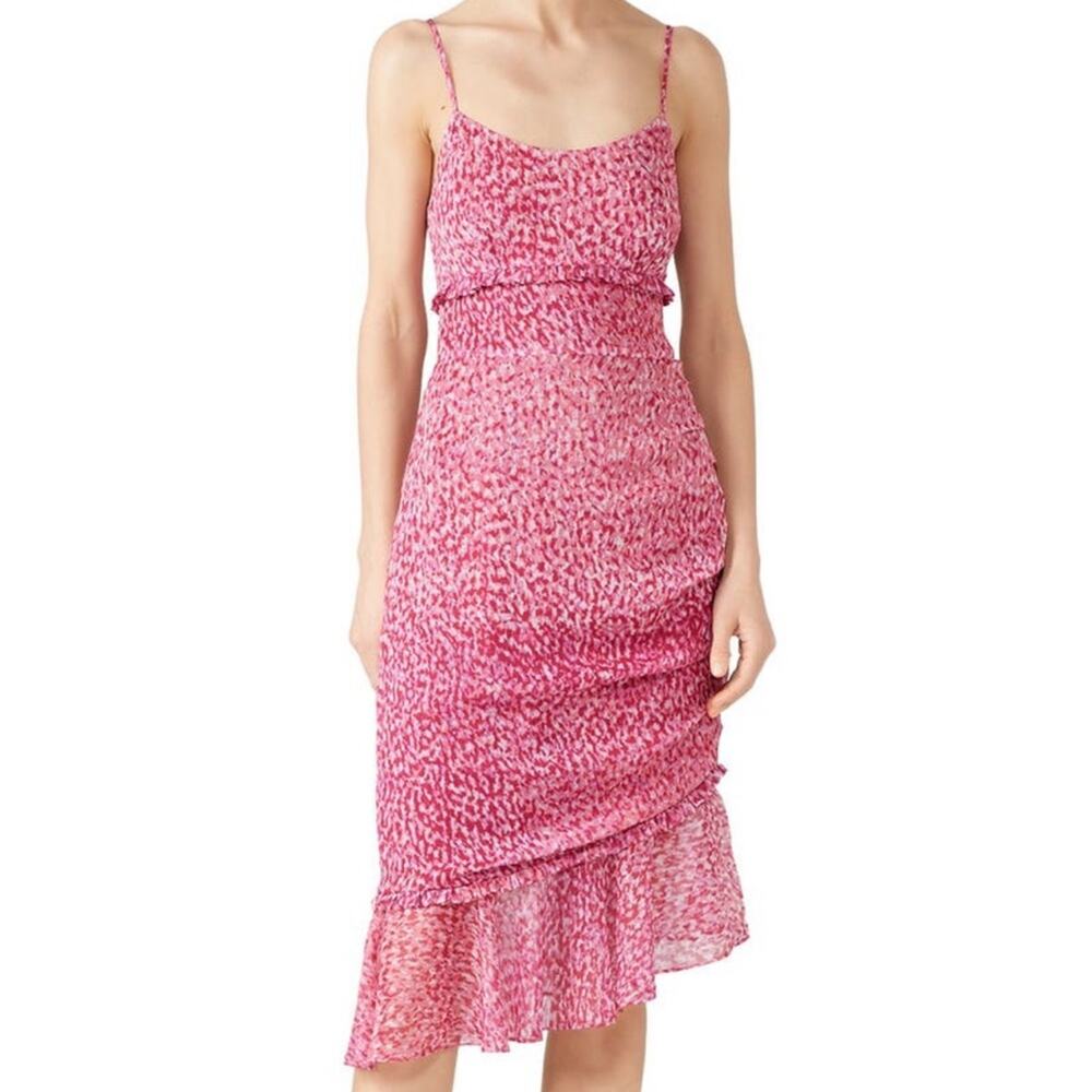 ANTHROPOLOGIE THE EAST ORDER Pink Penny Dress in XS